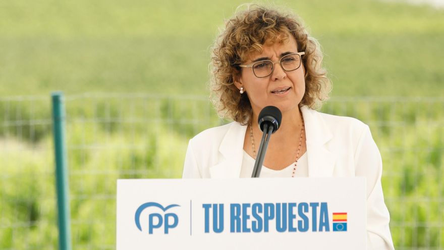 La candidata del PP a las elecciones europeas, Dolors Montserrat, en una imagen de archivo