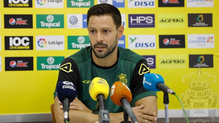 Alberto De la Bella, jugador de la UD Las Palmas