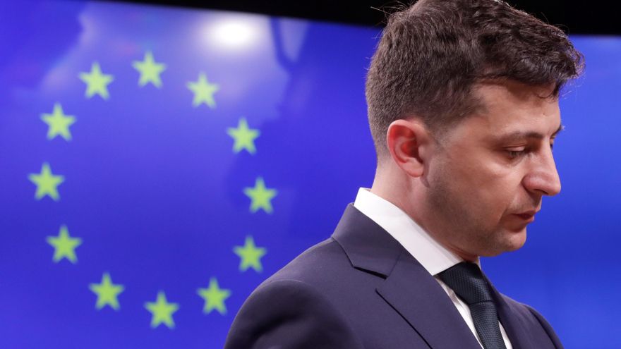 El presidente de Ucrania visita Bruselas, en una imagen de archivo