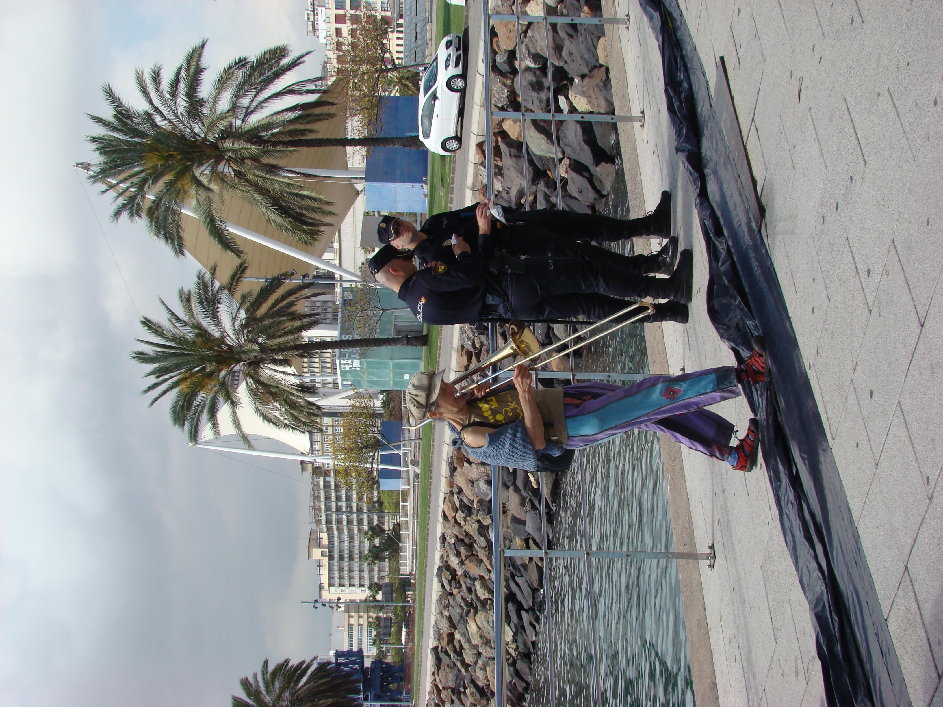 Acción antimilitarista en la Base Naval de Las Palmas de Gran Canaria 7 (Thalía Rodríguez).