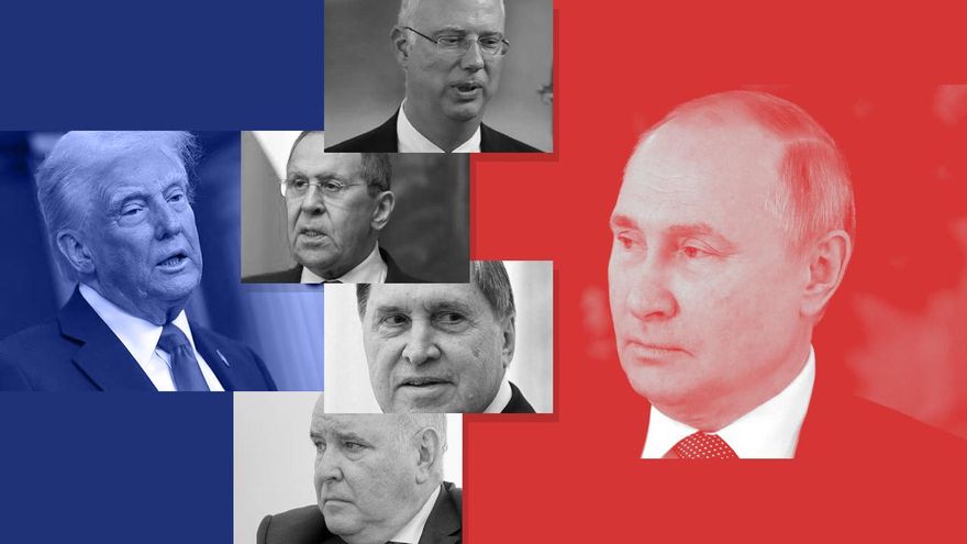 Quiénes son los hombres de Putin en las negociaciones con el Gobierno de Trump