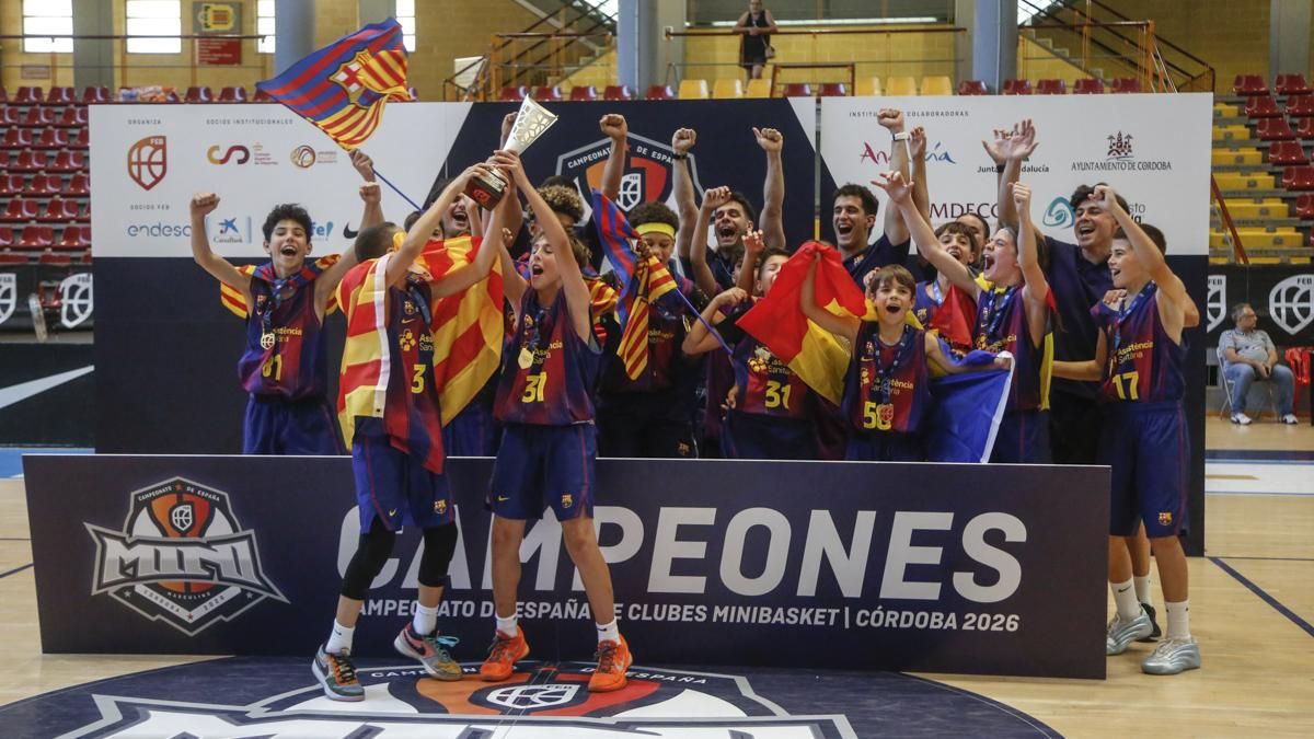 El Barça amplía su reinado y vuelve a ser campeón de España mini en Vista Alegre