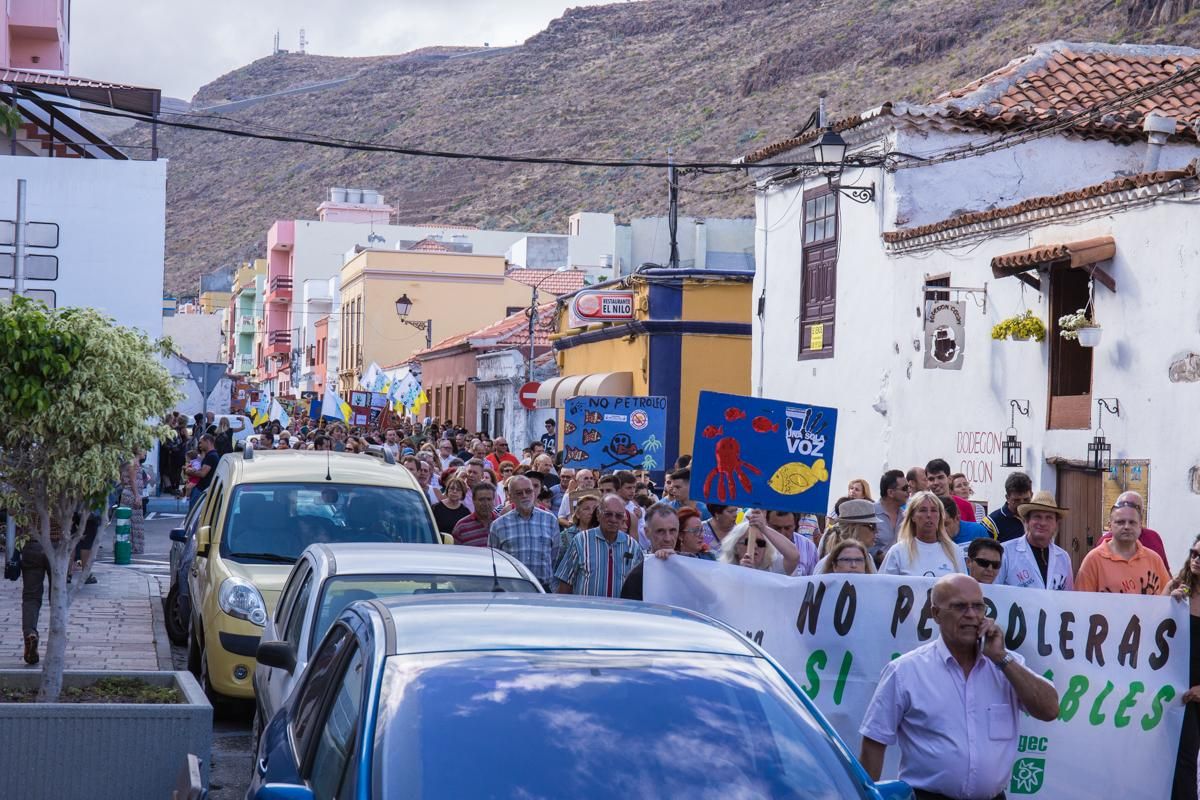 Manifestación contra las prospecciones en San Sebastián