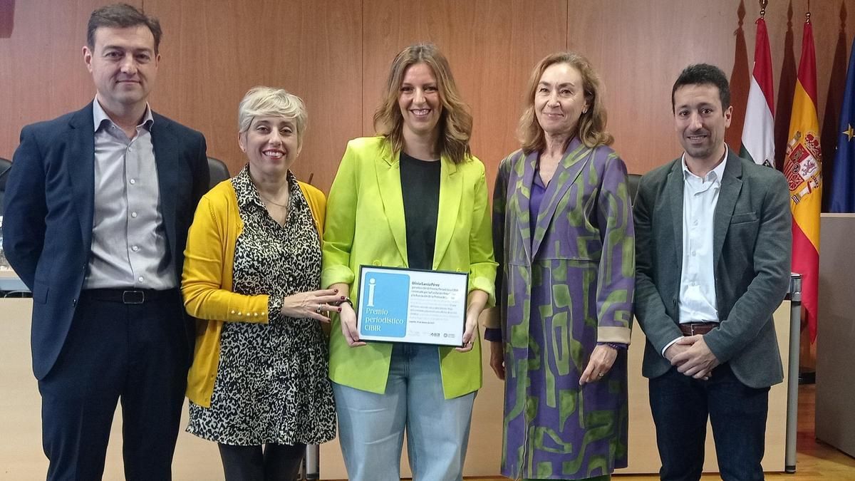 Olivia García gana el Premio Periodístico CIBIR