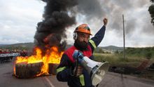 Protestas de trabajadores de Alcoa