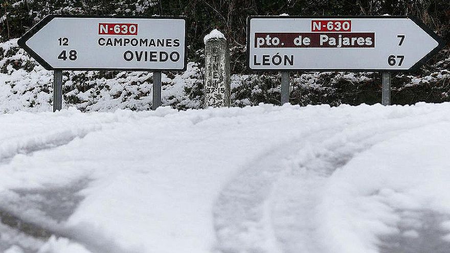 Imagen del puerto de Pajares. / J.L. Cereijido / Lavozdeasturias.es