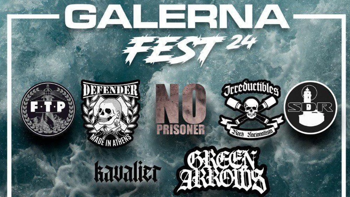 Galerna Fest en Santander promovido por el grupo de ultraderecha Alfonso I.