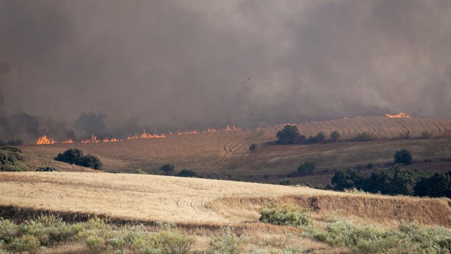Incendio en Méntrida
