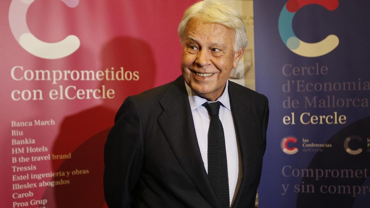 Felipe González critica que PSOE y Podemos se repartan primero los cargos y tiene sensación de orfandad representativa