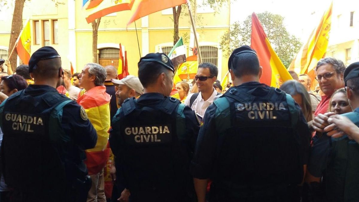 Unos 350 antidisturbios de la Guardia Civil se suman al dispositivo en Cataluña por la sentencia del 'procés'