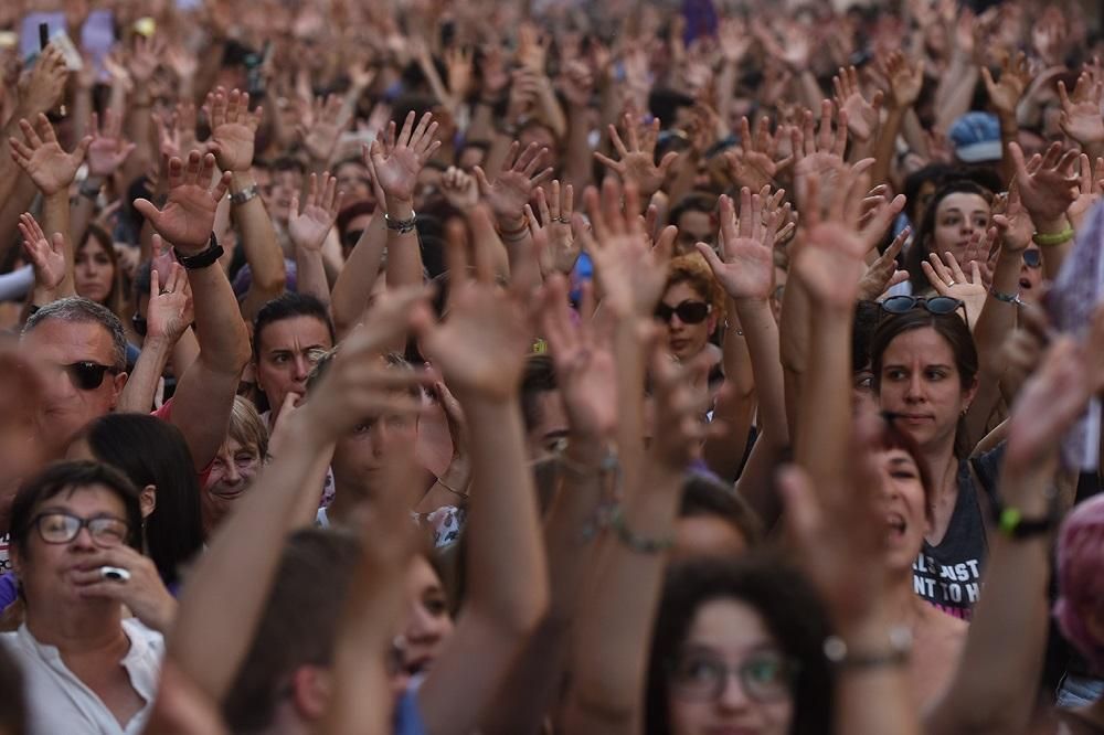 Concentración por la puesta en libertad de la manada en Madrid / Fernando Sánchez