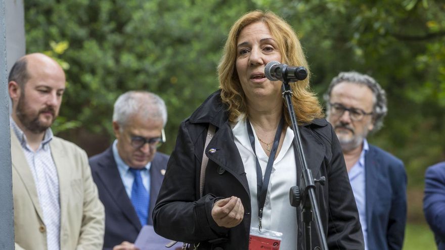 La presidenta de la Asociación de la Prensa de Cantabria (APC), Lola Gallardo