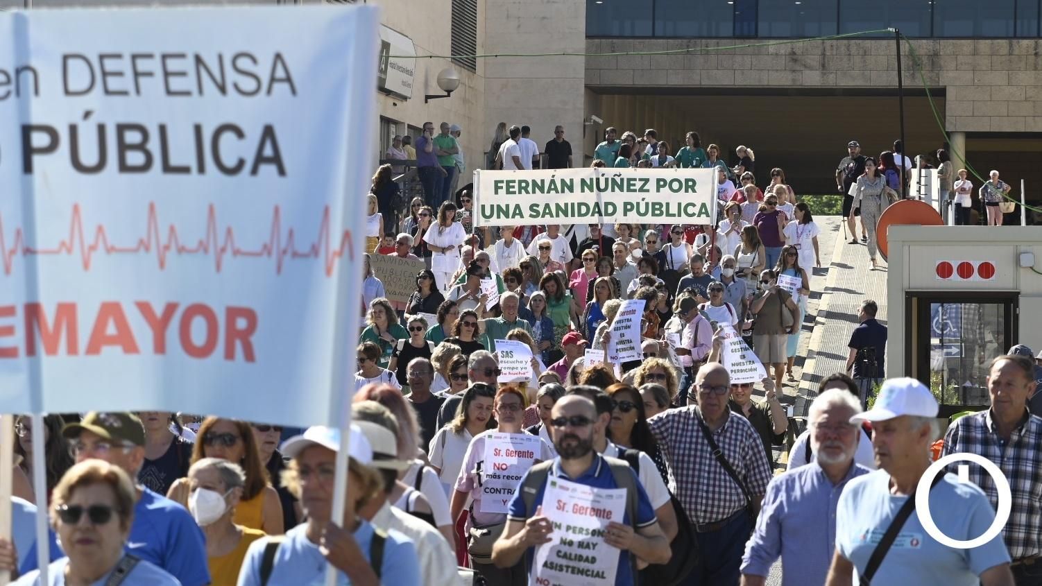 Manifestación 'Salvemos el Hospital Reina Sofía '