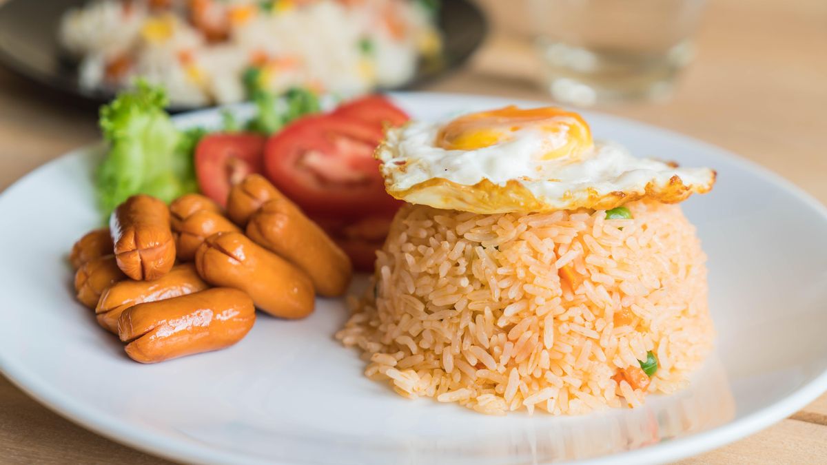 Arroz a la cubana