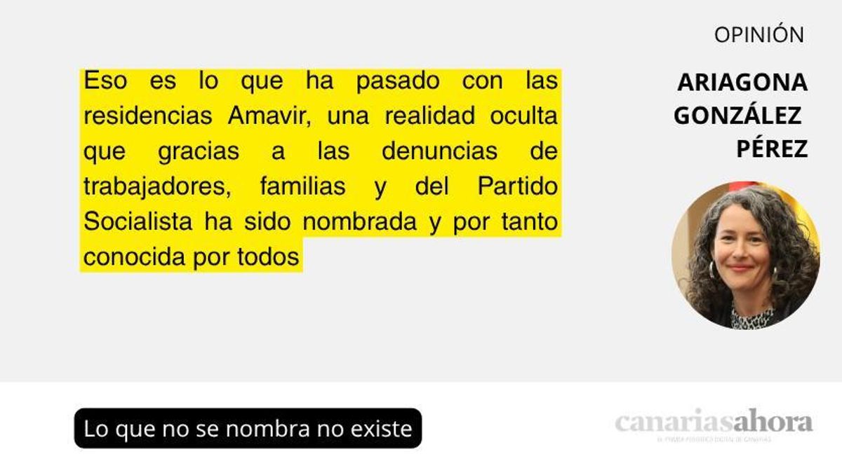 Lo que no se nombra no existe
