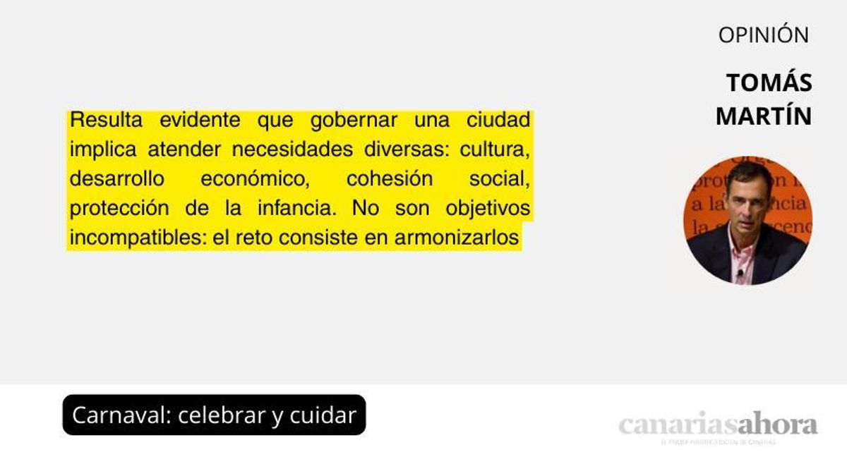 Carnaval: celebrar y cuidar