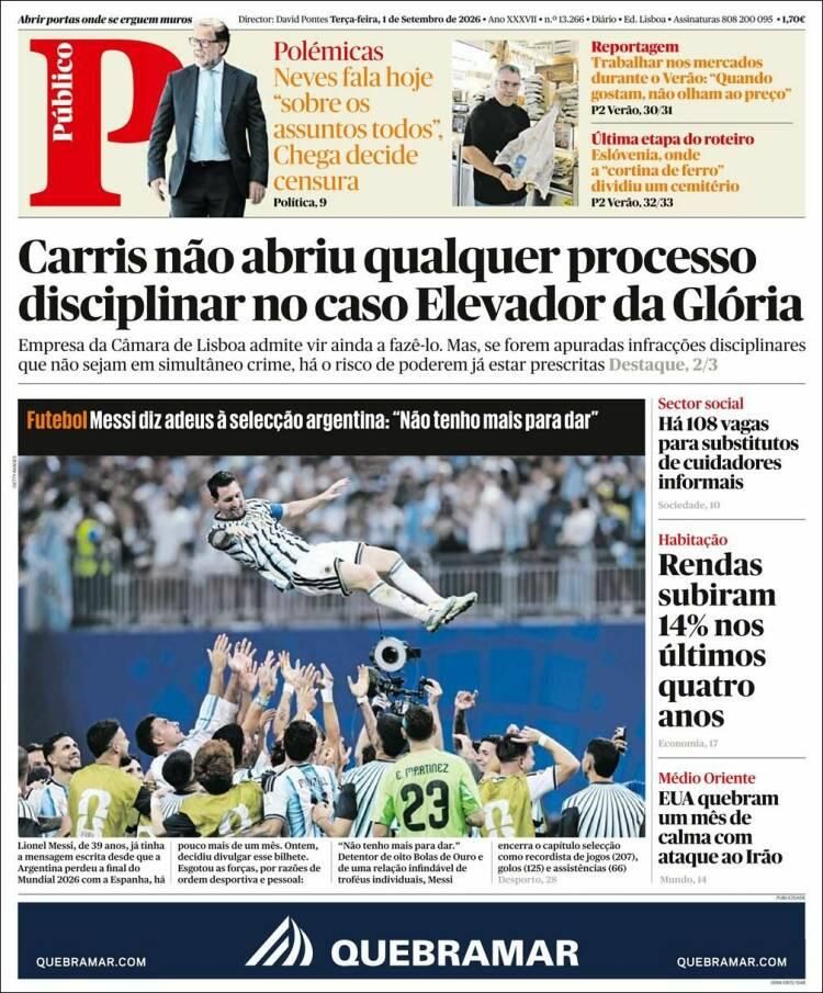 El adiós de Messi a la Selección, en las tapas de diarios de Argentina y el mundo