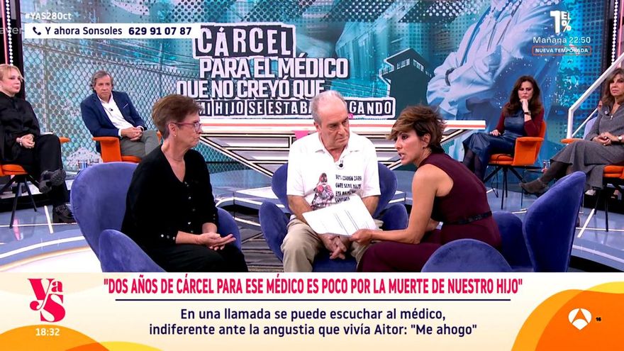 Sonsoles Ónega entona el 'mea culpa' por el duro caso de sus invitados en Antena 3: "No lo volveremos a hacer"