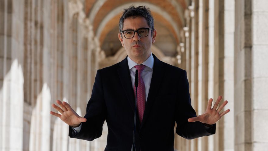 El ministro de la Presidencia, Relaciones con las Cortes y Memoria Democrática, Félix Bolaños, a 3 de marzo de 2023