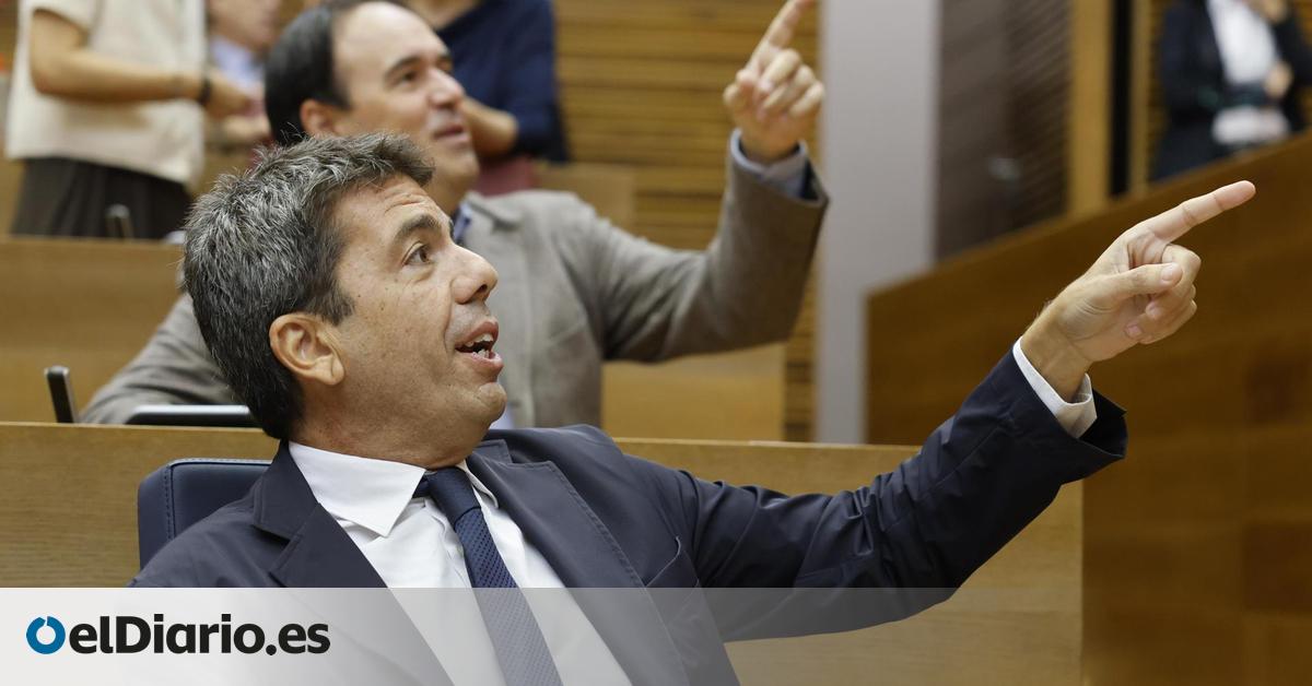 El PP manda a Mazón al cajón de la historia