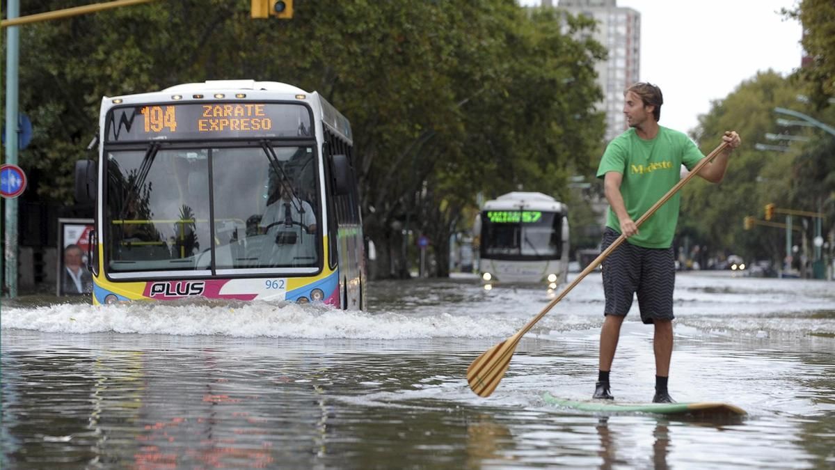 El Servicio Meteorológico Nacional prevé valores de precipitación acumulada entre 50 y 80 milímetros, que "podrían ser superados de manera puntual".