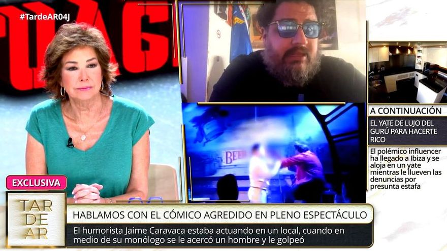 Jaime Caravaca interviene en 'TardeAR' tras ser agredido por un neonazi, y toda la mesa le critica salvo Xavier Sardà