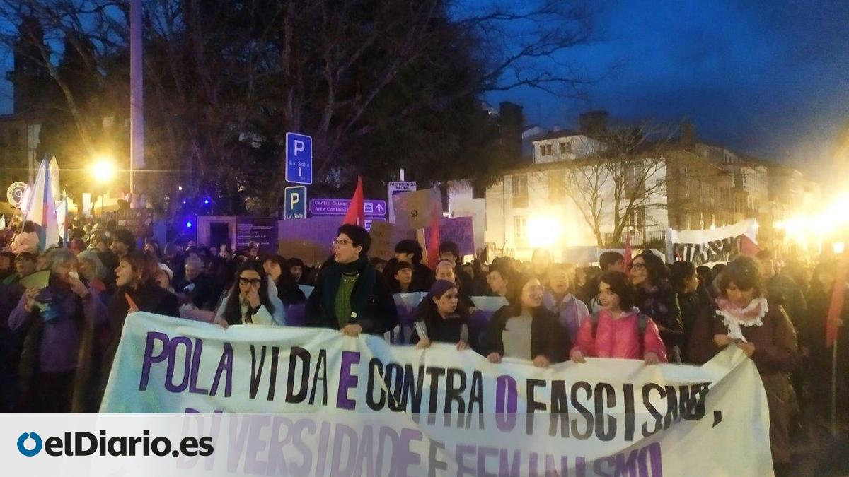 La protesta del 8M en Santiago se suma al llamamiento a plantar cara al ...