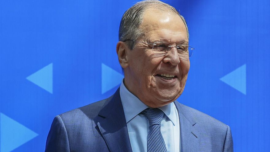 El ministro de Asuntos Exteriores de Rusia Serguéi Lavrov, en una imagen de archivo. EFE/EPA/RUSSIAN FOREIGN MINISTRY PRESS SERVICE HANDOUT