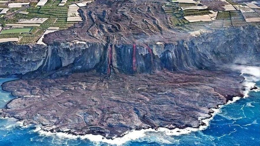 La Palma crece 43 hectáreas con la lava