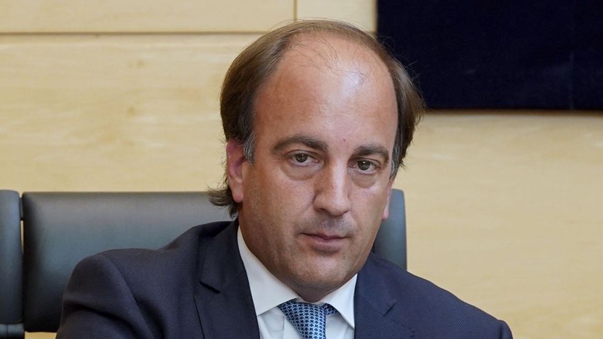 El consejero de Agricultura y Ganadería, Joaquín Antonio Pino (Vox), este jueves.