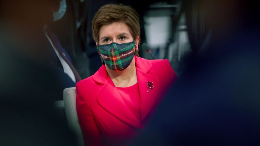 La ministra principal de Escocia, Nicola Sturgeon. EFE/EPA/EMILY MACINNES / POOL