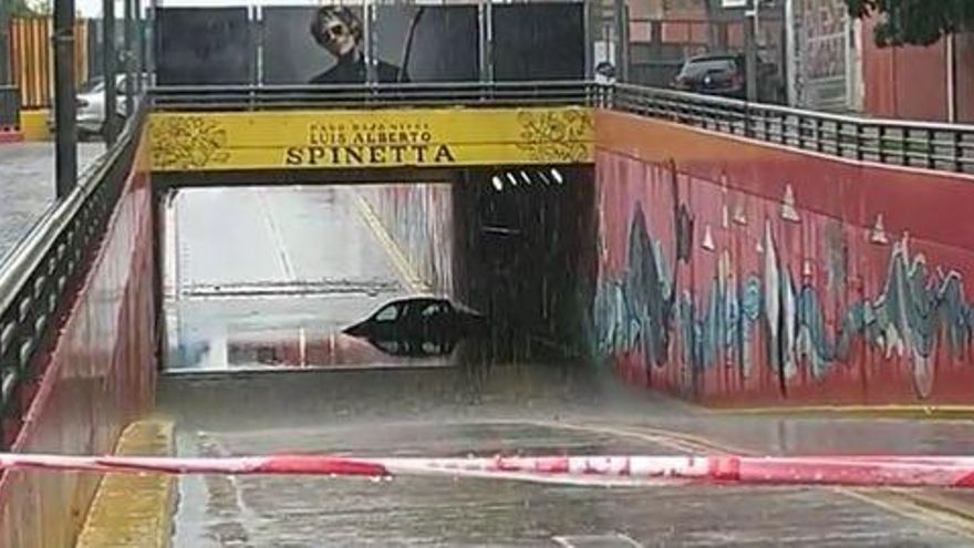 Varios barrios de la Ciudad de Buenos Aires sufrieron anegamientos por las fuertes lluvias