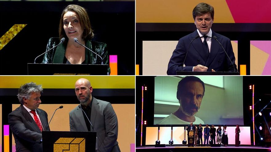 La gala final del FesTVal deja discursos reivindicativos de Pepa Bueno, Gonzalo Miró y Marc Giró y un homenaje a Francesc Garrido