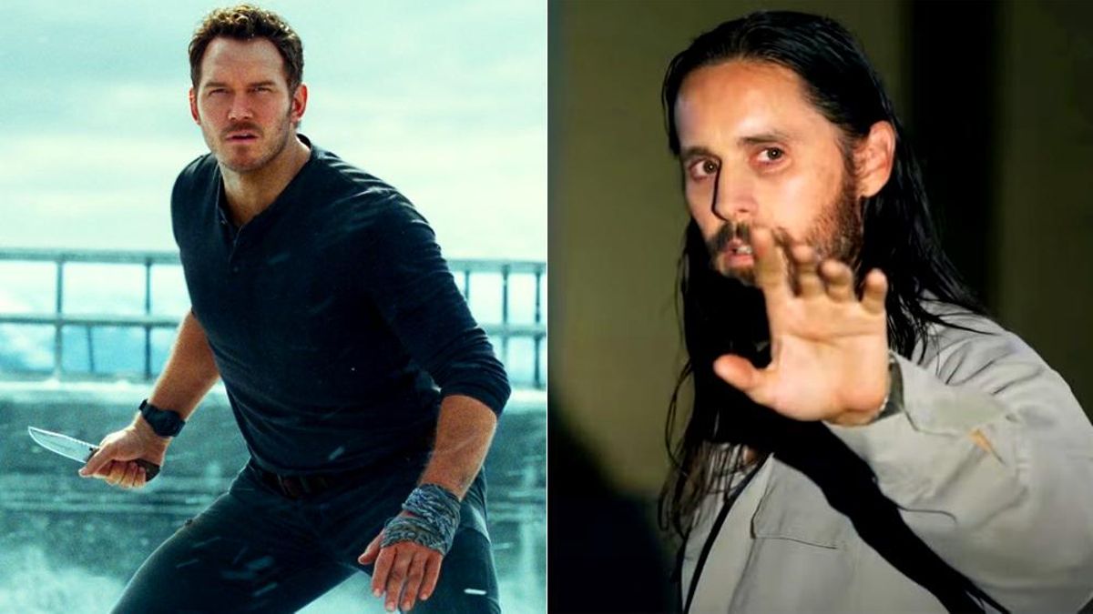Chris Pratt en 'Jurassic World Dominion' y Jared Leto en 'Pequeños detalles'