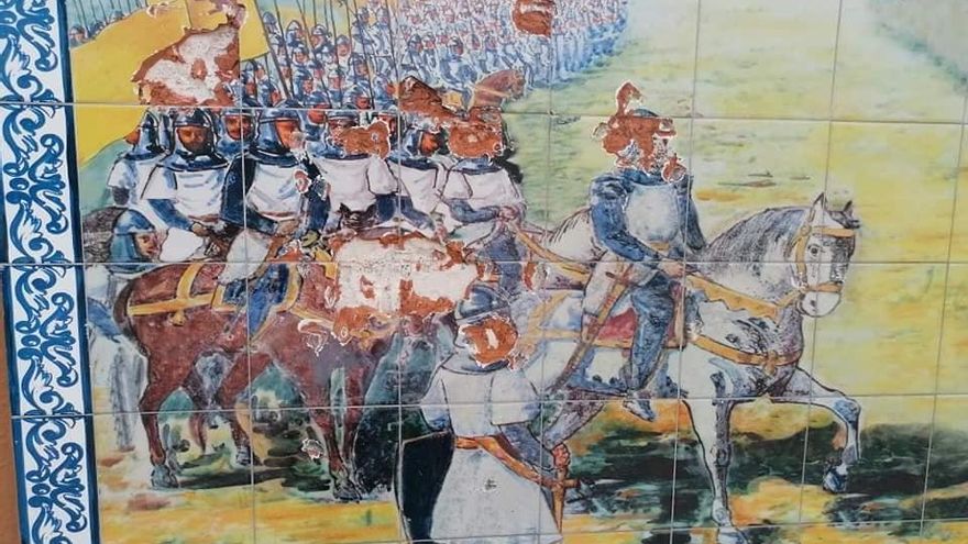 El mural de Alfonso IX en Badajoz "no es de fascistas islamófobos", defiende la Cívica de Badajoz