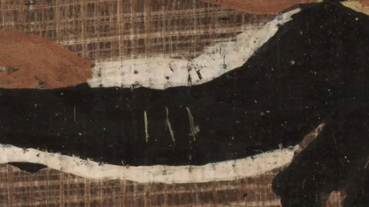 Las pruebas técnicas revelan el dibujo oculto bajo la capa añadida