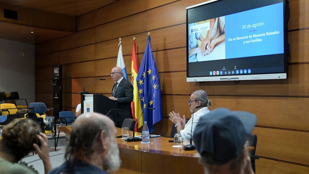 El viceconsejero de Justicia y Seguridad, Cesáreo Rodríguez, durante su intervención.