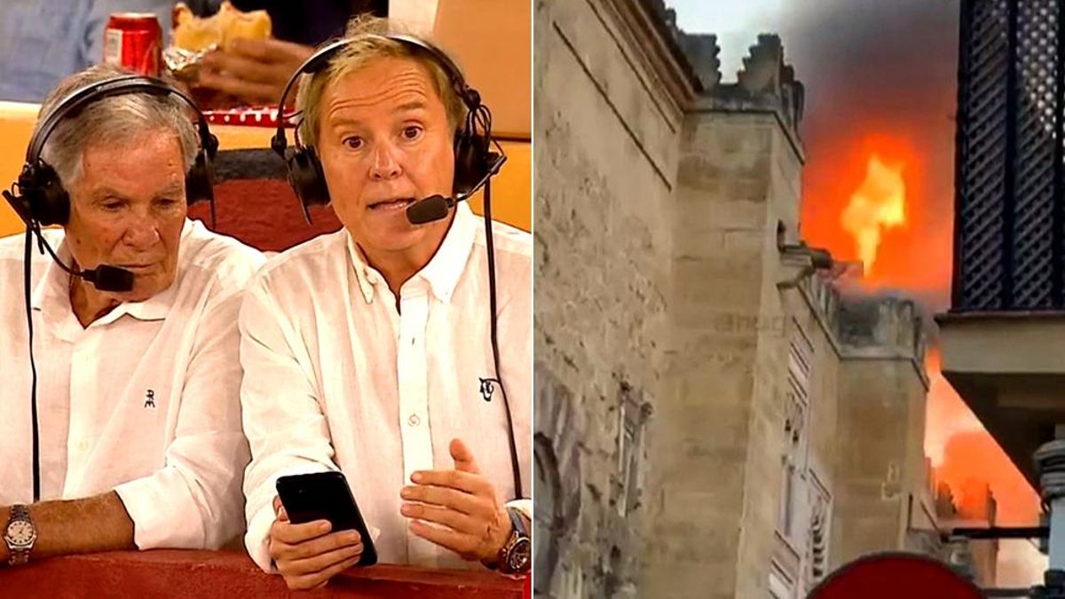 Imágenes de los Toros en Canal Sur y el incendio de la Mezquita de Córdoba