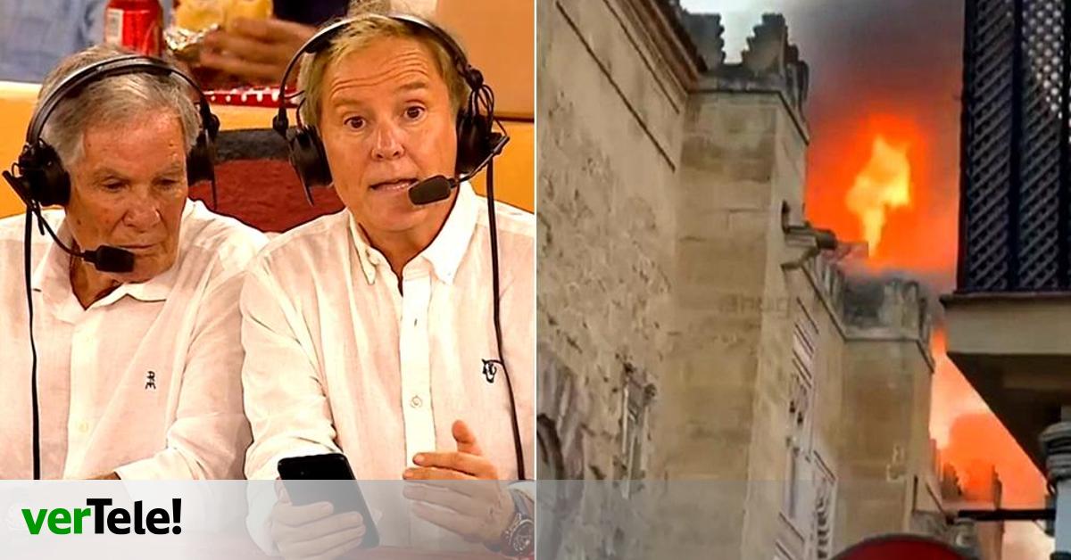 Críticas a Canal Sur por no cortar la retransmisión de los toros para informar del incendio en la Mezquita de Córdoba