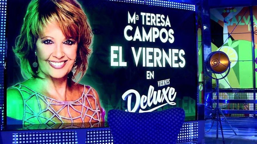 María Teresa Campos será el plato fuerte del regreso del 'Deluxe' a la noche del viernes