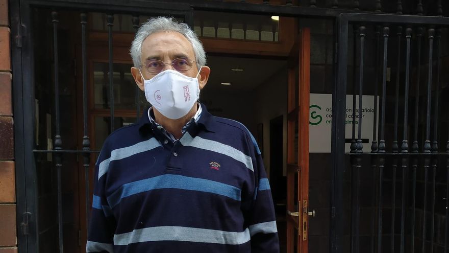 Fernando Fraile, presidente en Canarias de la Asociación Española contra el Cáncer.