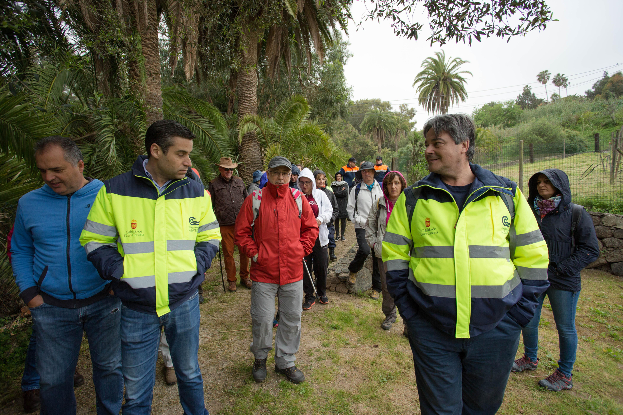 Recorrido institucional por el Barranco del Guiniguada en el Día Mundial del Agua.