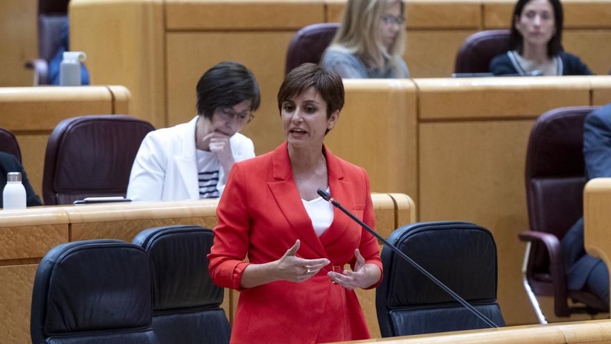 La ministra Isabel Rodríguez interviene en la sesión de control al Gobierno en el Senado