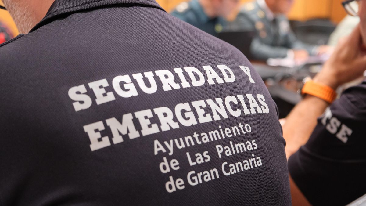 Personal de Emergencias del Ayuntamiento de Las Palmas de Gran Canaria.