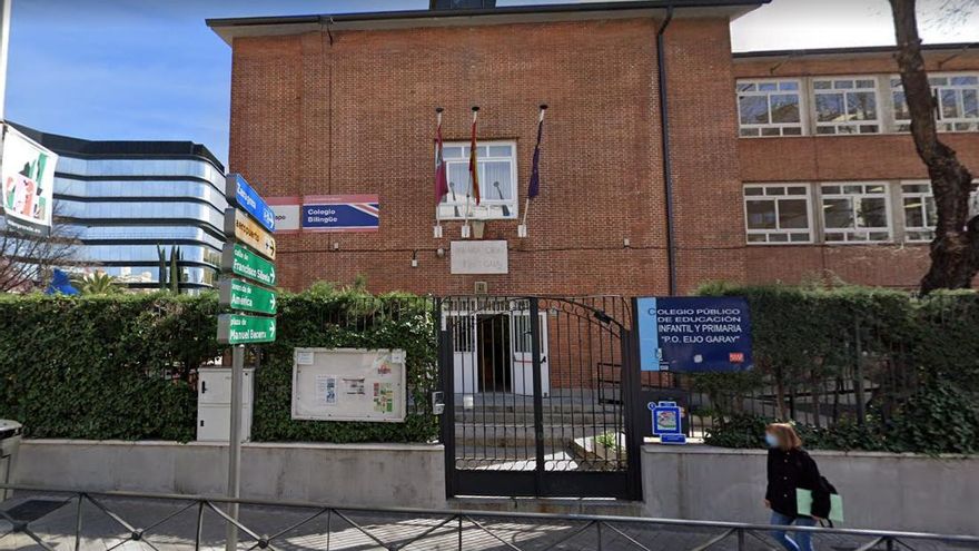 Nueve años en un colegio público de nombre franquista