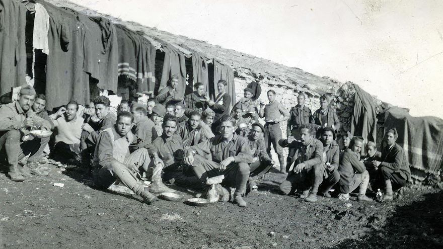 Sin novedad en el frente cántabro: la incierta vida en las trincheras