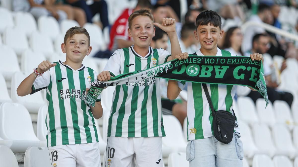 Grada Blanquiverde del Córdoba CF - Albacete BP