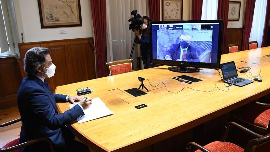 El presidente del Parlamento de Canarias clausura las jornadas sobre desastres naturales de la Conferencia de Asambleas Legislativas Regionales de la Unión Europea