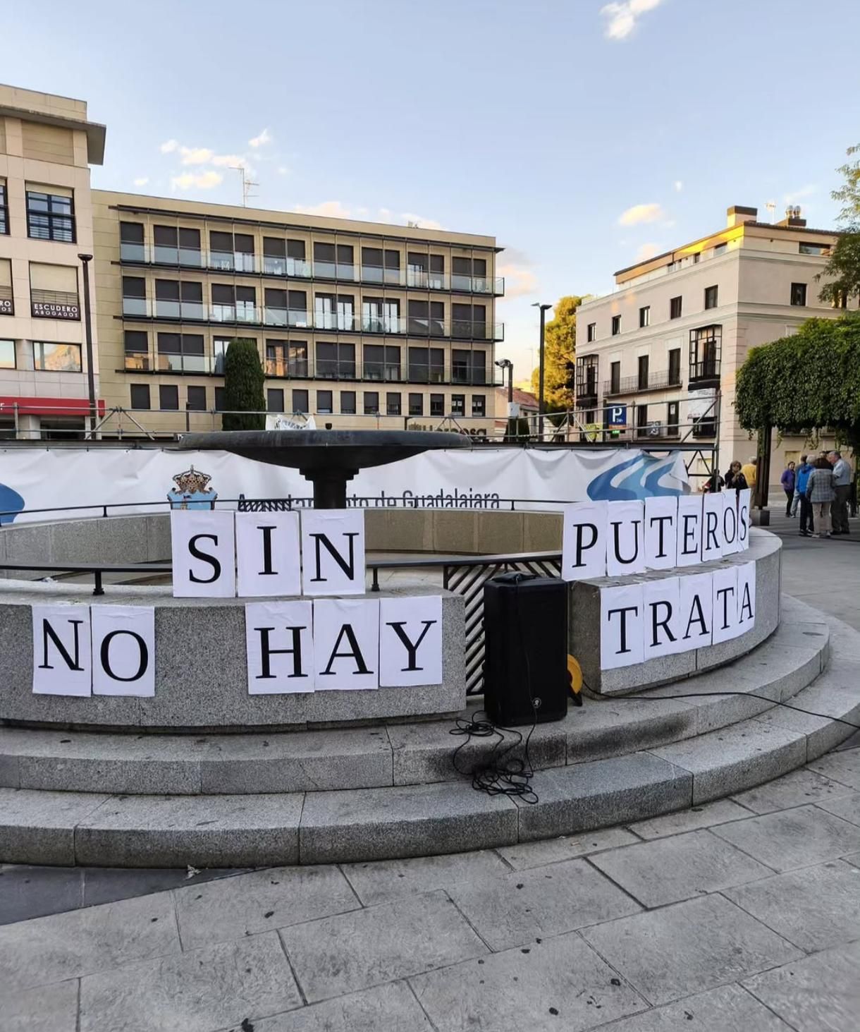 Lema en la Plaza de Santo Domingo de Guadalajara