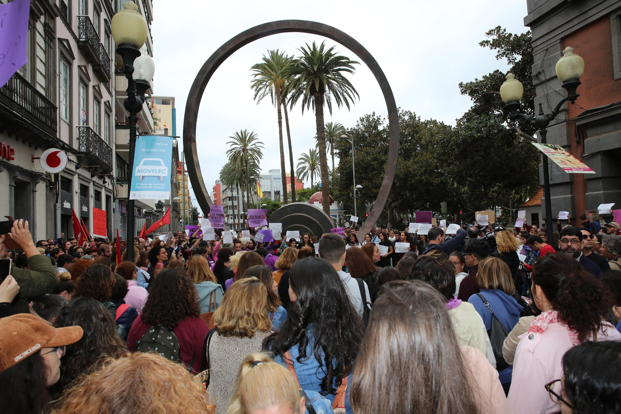 Protesta en Las Palmas de Gran Canaria tras la sentencia de 'La Manada'